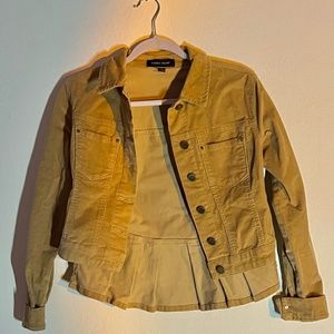 Ivanka Trump Tan Corduroy Jacket Women's Size 6